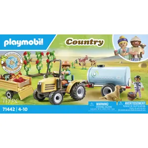 Juegos de simulación de granja, tractor y cisterna Playmobil image-0