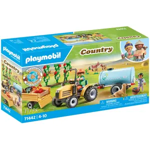 Juegos de simulación de granja, tractor y cisterna Playmobil image-1