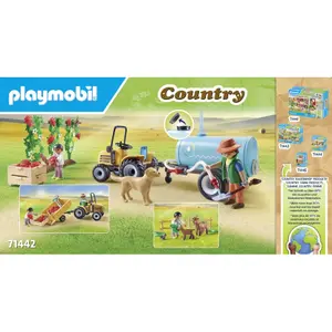 Juegos de simulación de granja, tractor y cisterna Playmobil image-2