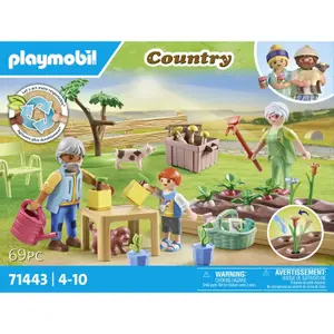 Jogo de simulação de avós e horta Playmobil image-0
