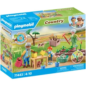 Jogo de simulação de avós e horta Playmobil image-1
