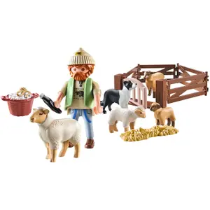 Shepherd simulation game with sheep Playmobil