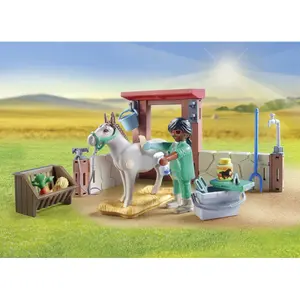 Giochi di simulazione veterinaria + animali da fattoria Playmobil image-5