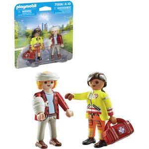 Lifeguard figurine with injured person Playmobil image-1