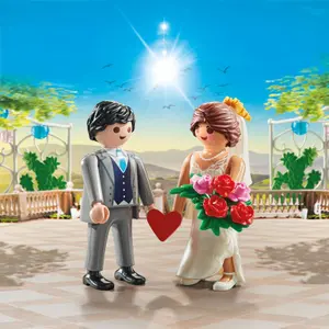 Building set bride and groom Playmobil image-2