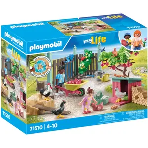 Simulador de gallinero y jardín Playmobil image-0