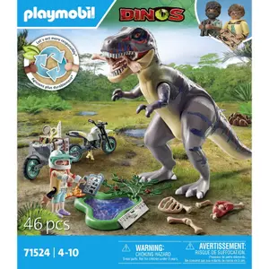Utforskarens simulationsspel + motorcykel och tyrannosaurus Playmobil image-0