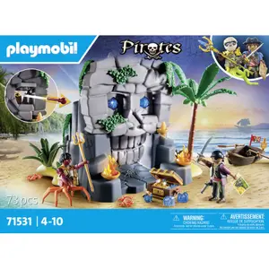 Simulatiespel eiland schat met piraten en zeemonsters Playmobil image-0