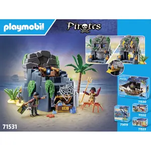 Simulatiespel eiland schat met piraten en zeemonsters Playmobil image-2