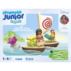 Conjunto de Construção Vaiana e Barco Playmobil