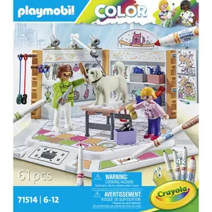 Παιχνίδια προσομοίωσης κομμωτηρίου ζώων Playmobil image-0