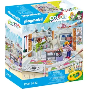 Παιχνίδια προσομοίωσης κομμωτηρίου ζώων Playmobil image-1