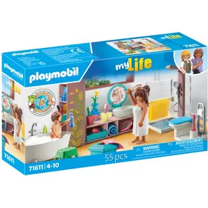 Badezimmer-Simulationsspiel + Dusche + Badewanne Playmobil image-1