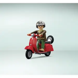 Jeux de simulation garage retro 60 ans Playmobil Vespa image-4
