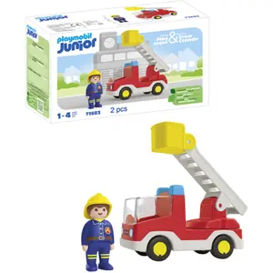 Brandweer simulatiespel en ladder Playmobil image-5