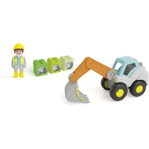 Gry samochodowe z koparką Playmobil image-4