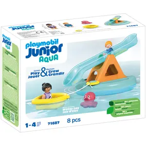 Island simulation games and water slide Playmobil image-0