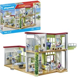a2404167-ziekenhuis-simulatiespel-met-groendak-playmobil-veelkleurig-38-5x9x51-5-cm