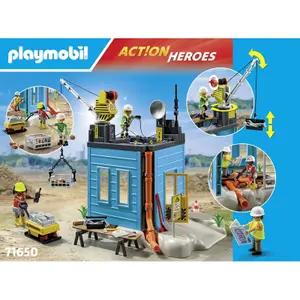 Simulatiespellen voor arbeiders en bouwplaats Playmobil image-2