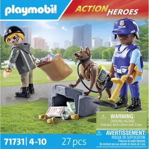 Gry symulacyjne policjant pies i złodziej Playmobil image-0