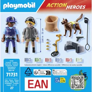 Gry symulacyjne policjant pies i złodziej Playmobil image-2