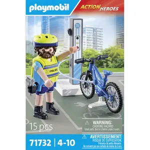 Cycling police simulation games and arcade Playmobil
