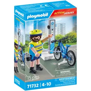 Cycling police simulation games and arcade Playmobil image-1