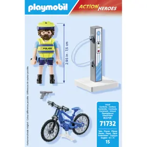 Cycling police simulation games and arcade Playmobil image-2