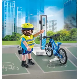 Cycling police simulation games and arcade Playmobil image-5