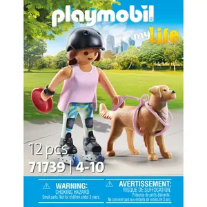 Mädchen Rollenspiel mit Roller und Retriever Playmobil image-0