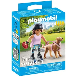 Mädchen Rollenspiel mit Roller und Retriever Playmobil image-1