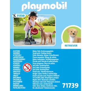 Mädchen Rollenspiel mit Roller und Retriever Playmobil image-2