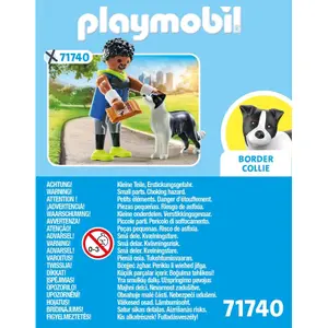 Sporty man and border collie simulation game Playmobil image-2