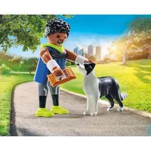 Sporty man and border collie simulation game Playmobil image-4