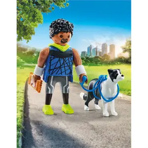 Sporty man and border collie simulation game Playmobil image-5