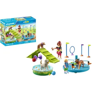 Jogos de simulação para área de lazer de cães + figuras Playmobil image-3