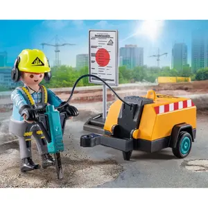 Worker simulation game with jackhammer Playmobil image-5