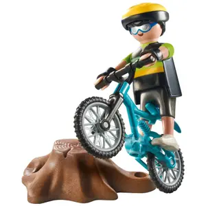 Mountain bike construction set + special stump+ Playmobil image-1