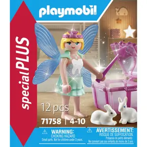 Simulační hra s vílou, truhlou a králíkem Playmobil