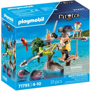 Pirate simulation games with crossbows and fish Playmobil image-1