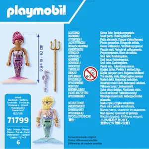 Duo mermaid and triton building set + accessories Playmobil image-2