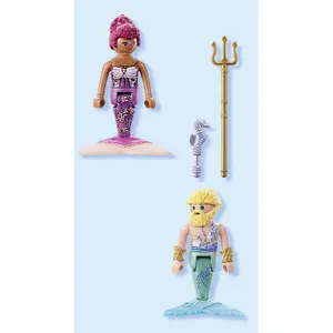 Duo mermaid and triton building set + accessories Playmobil image-4