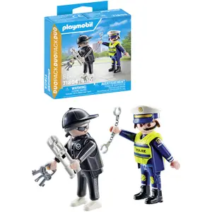 Police and bandit building set + accessories Playmobil image-3