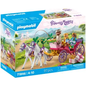 Carriage driver and noble couple simulation game Playmobil