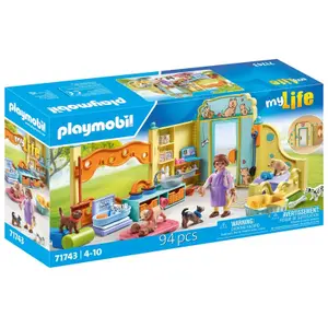Constructiespel centrum voor 8 honden + verzorger Playmobil image-6