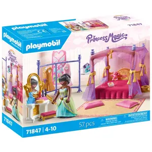 Byggesæt prinsesseværelse + baldakindovre Playmobil image-1