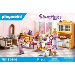Jogos de construção cozinha real + pastelaria Playmobil