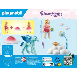 Princess- och föl-simulationsspel med vingar och moln Playmobil image-2