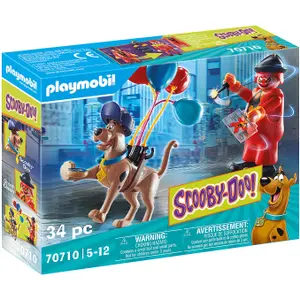 Building sets - scooby-doo with clown ghost Playmobil 70710