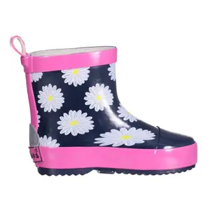 Baby girl rubber rain boots Playshoes Low Marguerite image-1